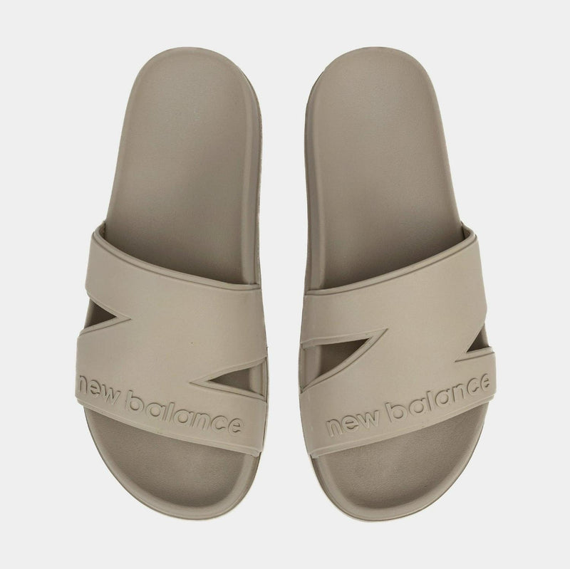 New Balance 200 Slide Mens Sandals Beige Comfortable Lightweight Slipper