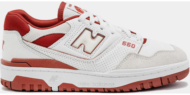 NEW BALANCE 550 White Red BB550STF Shoe Sneaker Trainer