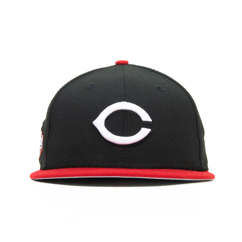 New Era Cincinnati Reds ASG 15 TY Black White Red 59Fifty 5950 Patch Fitted Cap Hat