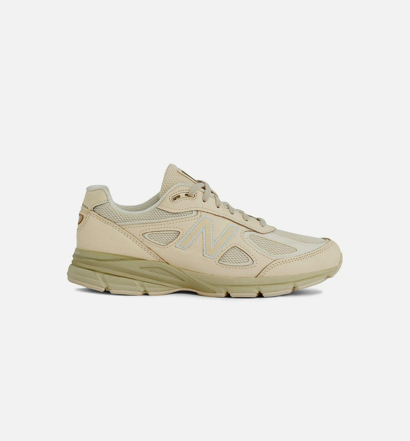 New Balance 990v4 Macadamia Nut Beige White Gold Brown U990BO4-5 Sneaker Shoe