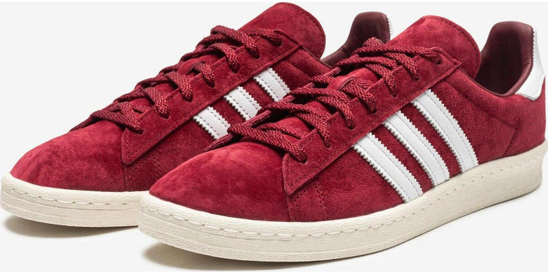 ADIDAS CAMPUS 80s Burgundy Red White GX9404 Sneaker Shoe Trainer
