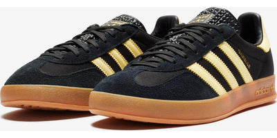 ADIDAS GAZELLE INDOOR Black Almond Yellow Brown Beige GUM2 IG4999 Sneaker Shoe