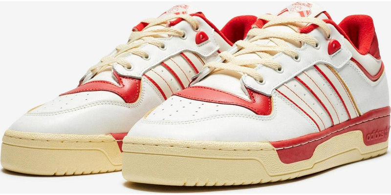 ADIDAS RIVALRY LOW 86 Cream White Red Beige GZ2557 Sneaker Shoe Trainer