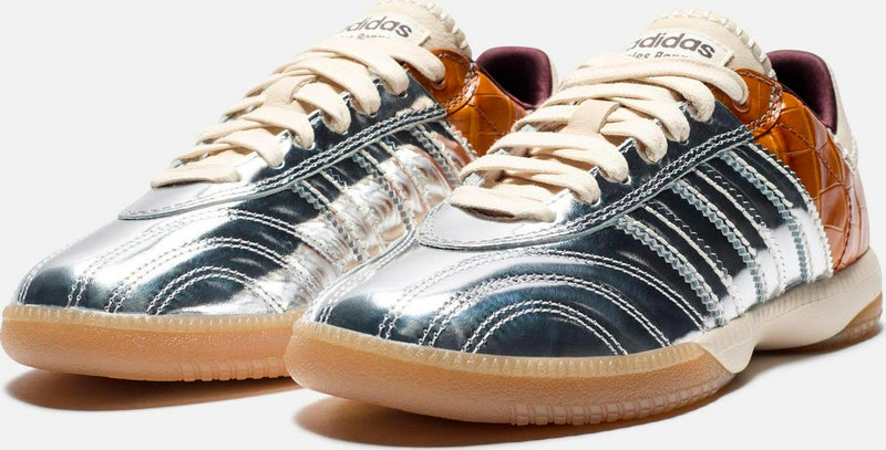 ADIDAS BONNER MILLENNIUM SAMBA Silver Metallic White Brown Beige IH5777 Sneaker