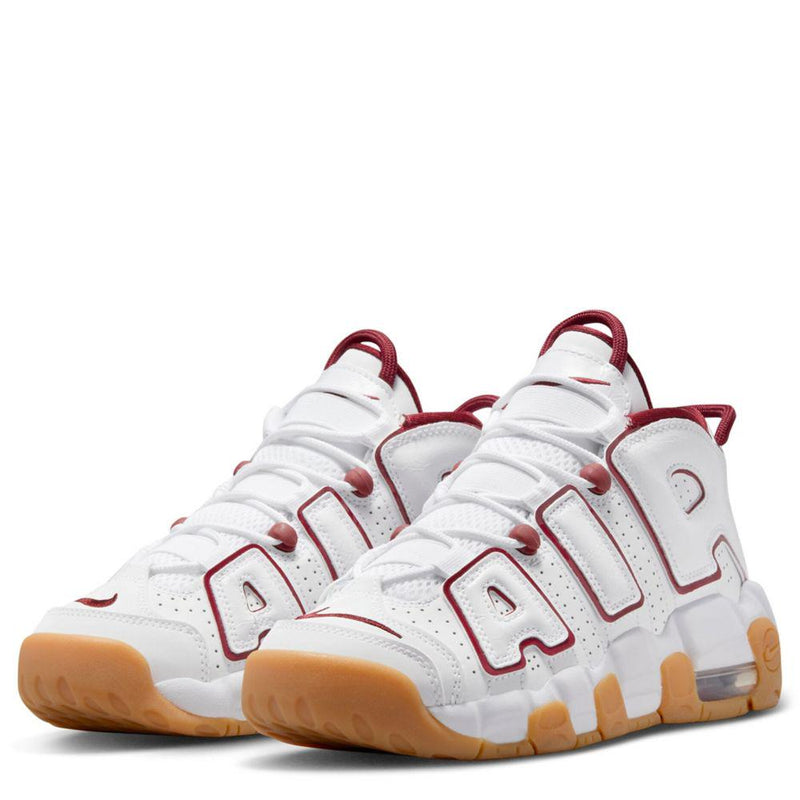 Kids Nike Air More Uptempo White Gum Light Brown Red FJ2846-100 Sneaker