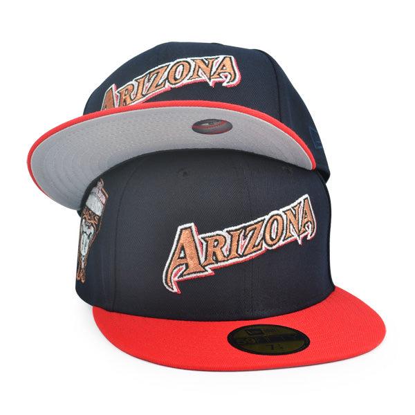 New Era Arizona Diamondback 89 INAUGURAL Navy Red Gray 59Fifty 5950 Patch Fitted