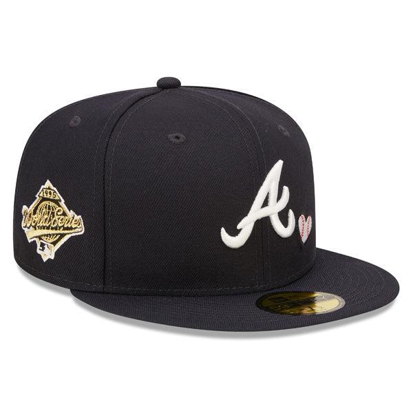 New Era Atlanta Braves '95 WS Navy Red White Gray 59Fifty 5950 Patch Fitted Cap