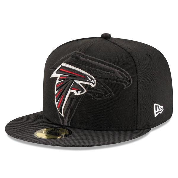 New Era Atlanta Falcons '16 NFL Black Red 59Fifty 5950 Fitted Cap Hat