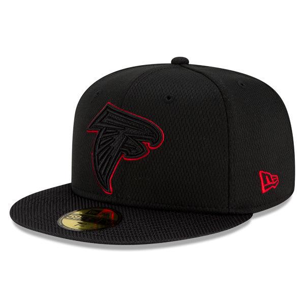 New Era Atlanta Falcons '21 Black Red 59Fifty 5950 Patch Fitted Cap Hat
