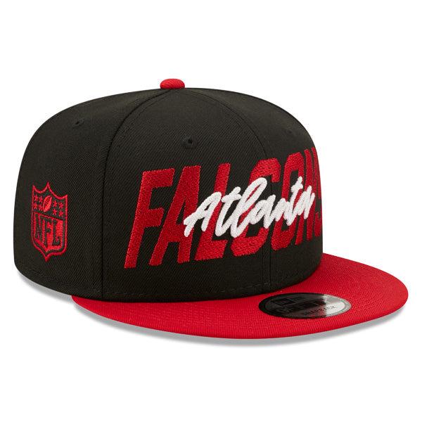 New Era Atlanta Falcons '22 NFL Hat Black Red 9Fifty 950 Patch Snapback Cap Hat