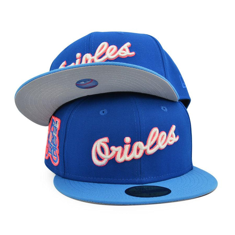 New Era Baltimore Orioles 76th WS Royal Blue White Sky Gray 59Fifty 5950 Fitted