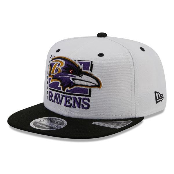 New Era Baltimore Ravens Vintage White Black Purple Yellow 9Fifty 950 Snapback