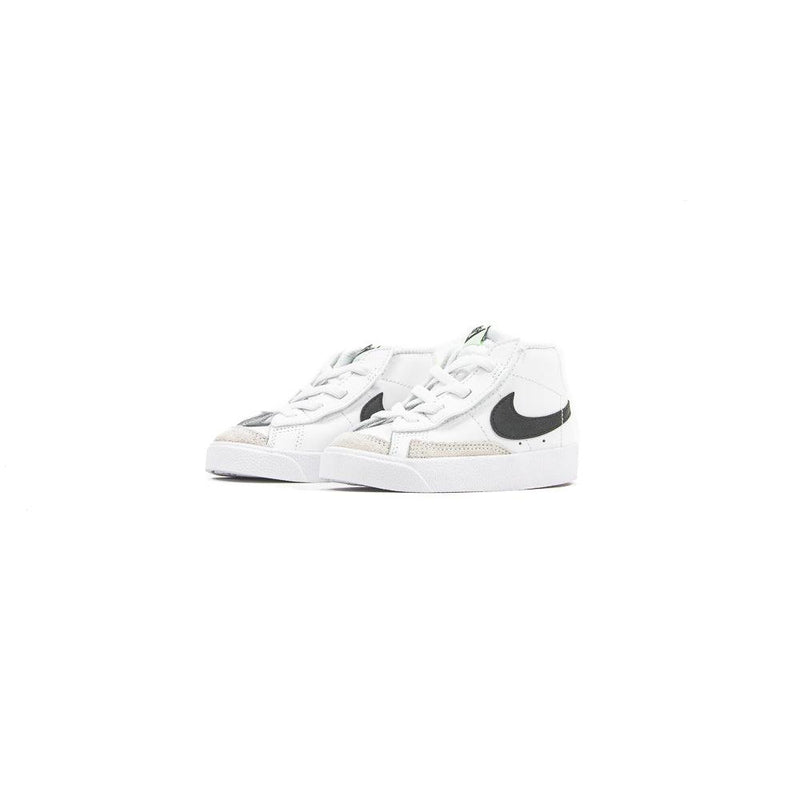 Kids Nike Blazer Mid '77 TD White Black Barely Volt Green Sneaker Shoe Trainer