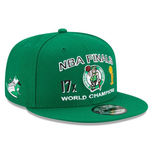New Era Boston Celtics FINALS Champs Gold White Black 9Fifty 950 Patch Snapback