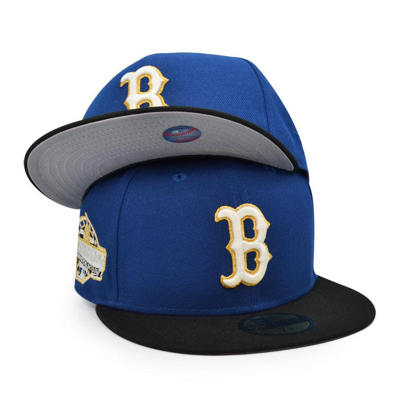 New Era Boston Red Sox '18 ASG Blue Black Gold 59Fifty 5950 Patch Fitted Cap Hat