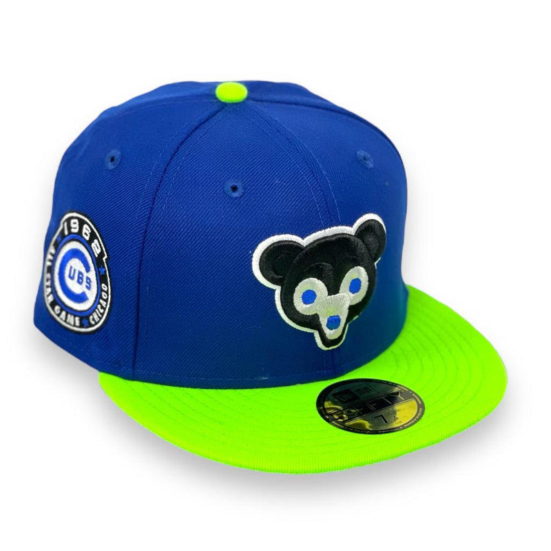 New Era Chicago Cubs '62 ASG Royal Blue NeonGreen Gray 59Fifty 5950 Patch Fitted