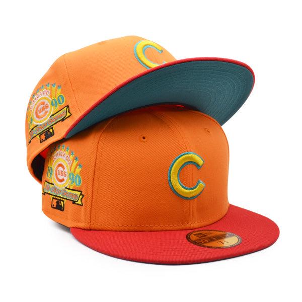 New Era Chicago Cubs '90 ASG Red Teal Blue Green 59Fifty 5950 Patch Fitted