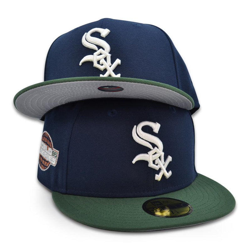 New Era Chicago White Sox '05 WS Blue White Green Gray 59Fifty 5950 Patch Fitted