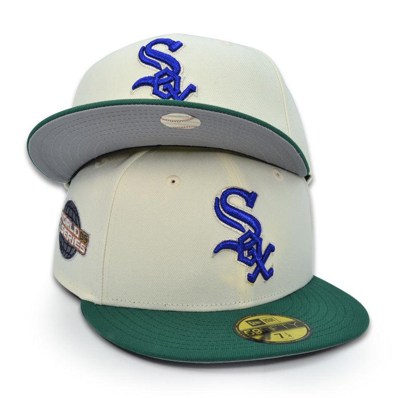 New Era Chicago White Sox '05 WS Chrome Blue Green Gray 59Fifty 5950 Fitted Hat