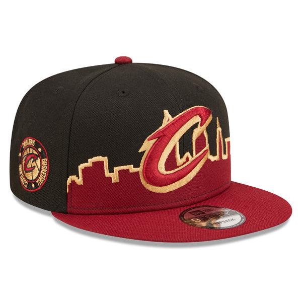New Era Cleveland Cavaliers NBA '22 Maroon Black Gold 9Fifty 950 Patch Snapback