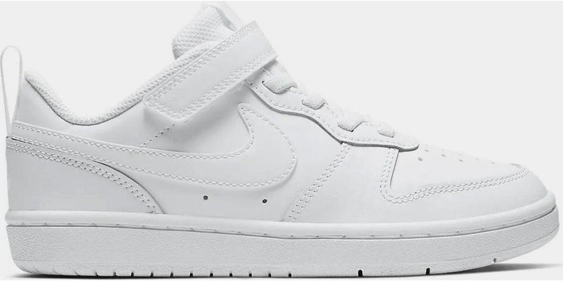 Kids Nike Court Borough Low 2 White BQ5451-100 Shoe Sneaker Trainer