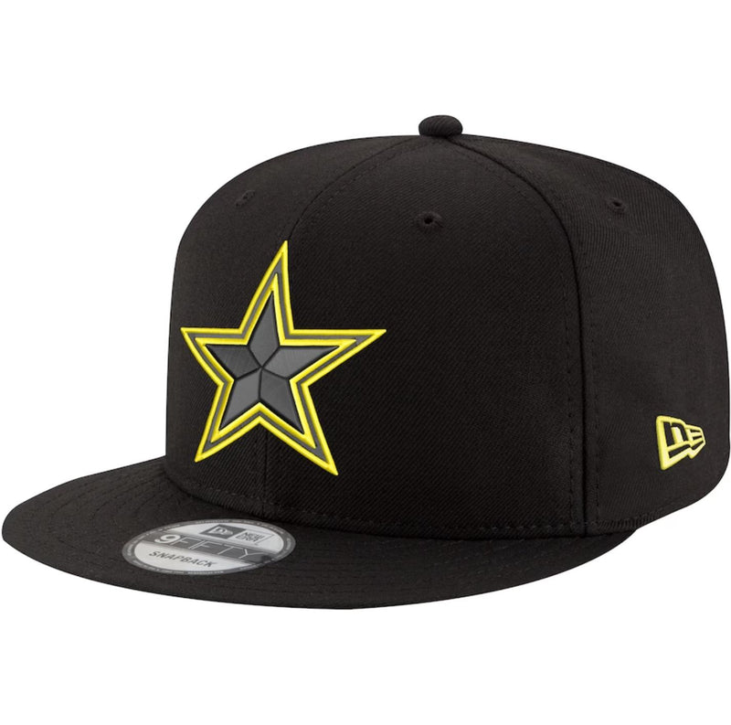 New Era Dallas Cowboys Youth Kids Black Volt 9Fifty 950 Patch Snapback