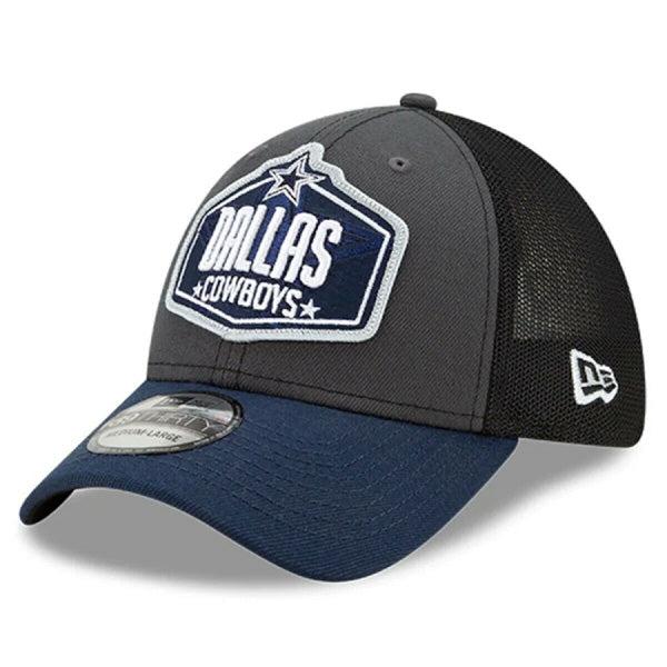 New Era Dallas Cowboys '21 NFL Gray White Blue Black 39Thirty 3930 Patch Fitted