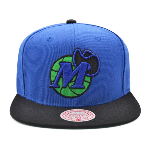 Mitchell And Ness Dallas Mavericks RELOAD Royal Blue Black Green Patch Snapback