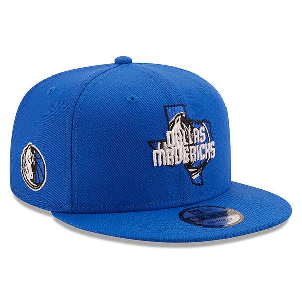 New Era Dallas Mavericks Blue White Black 9Fifty 950 Patch Snapback Cap Hat