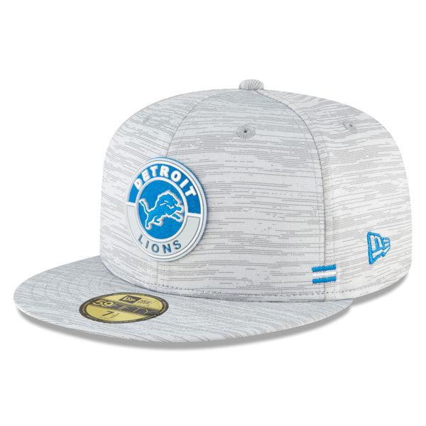 New Era Detroit Lions '20 NFL Light Blue Red White 59Fifty 5950 Patch Fitted Hat