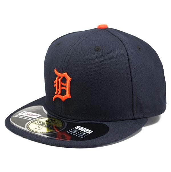 New Era Detroit Tigers Blue Orange Black 59Fifty 5950 Patch Fitted Cap Hat