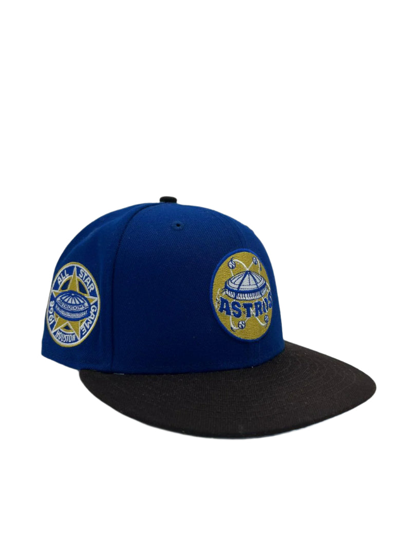 New Era Houston Astros '86 ASG Yellow Grey White 59Fifty 5950 Patch Fitted Cap