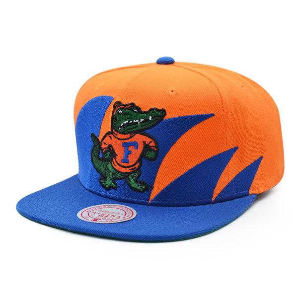 Mitchell And Ness Florida Gators NCAA SHARKTOOTH RoyalBlue Orange Green Snapback
