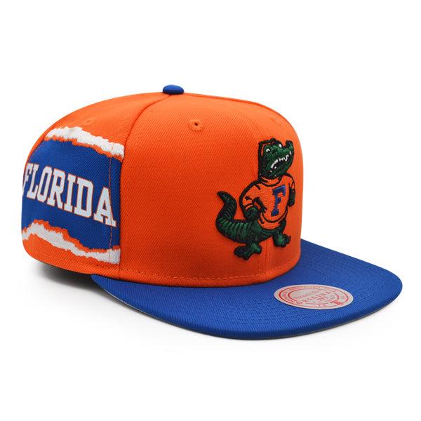 Mitchell And Ness Florida Gators NCAA JUMBOTRON Orange Royal Blue Gray Snapback