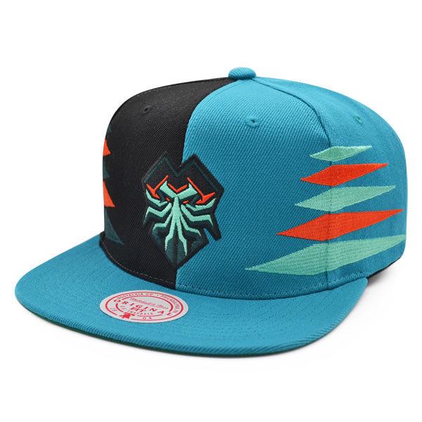 Mitchell and Ness Florida Mutineers ESPORTS DIAMOND CUT Teal Black Green Snapback