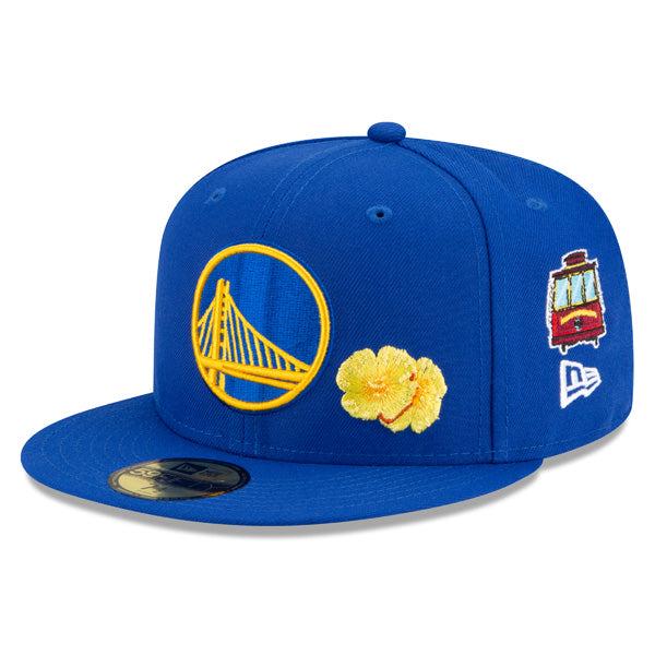 New Era Golden State Warriors TRANSIT Royal Yellow 59Fifty 5950 Patch Fitted