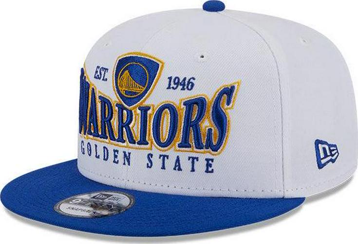NEW ERA Golden State Warriors Blue Yellow Gray Black 9Fifty 950 Patch Snapback