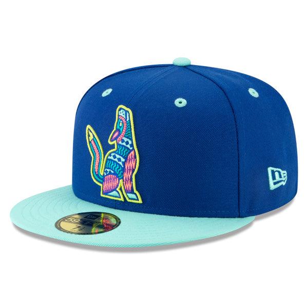 New Era Hillsboro Hops Lupulos Copa Royal Mint Black 59Fifty 5950 Patch Fitted