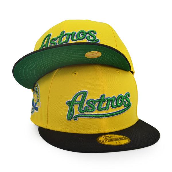 New Era Houston Astros 45th ANNI Yellow Black Green 59Fifty 5950 Patch Fitted