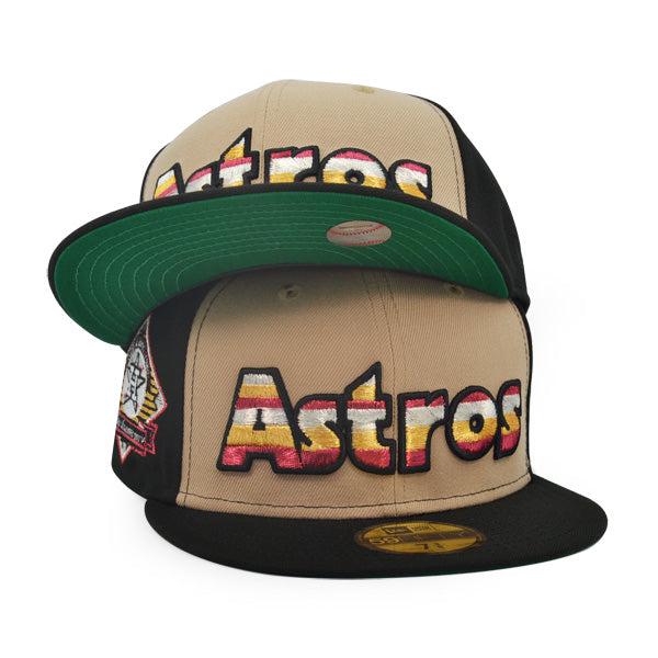 New Era Houston Astros 50th ANNI Brown Camel Black 59Fifty 5950 Patch Fitted