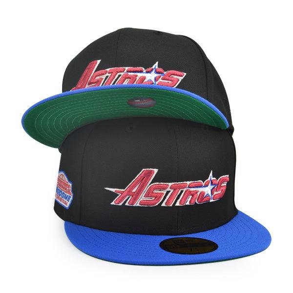 New Era Houston Astros ASTRODOME Blue Green Red 59Fifty 5950 Patch Fitted Hat