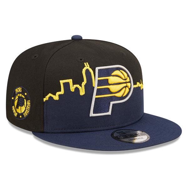 New Era Indiana Pacers '22 Tip Off Navy Blue Yellow 9Fifty 950 Patch Snapback