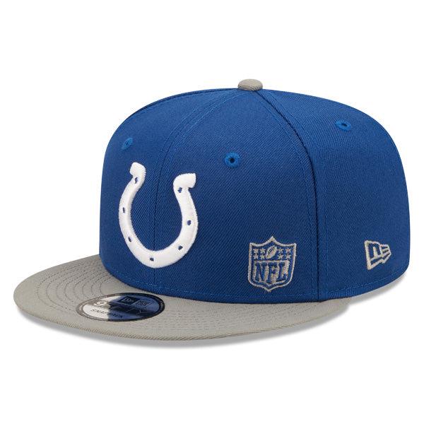 New Era Indianapolis Colts Blue White Gray Green Black 9Fifty 950 Patch Snapback