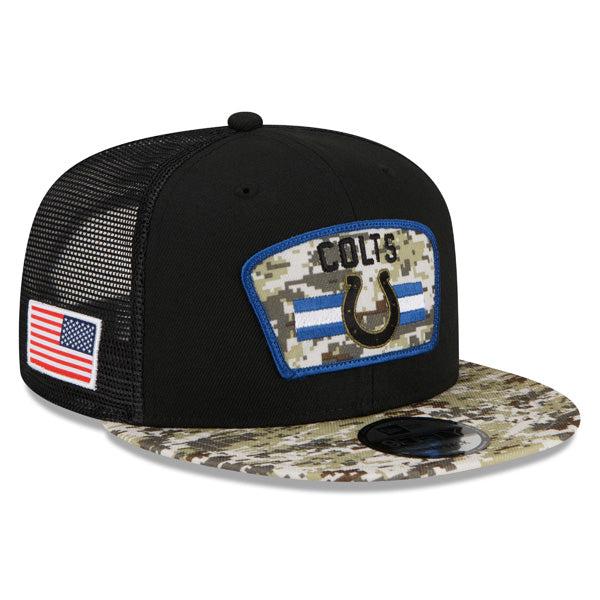 New Era Indianapolis Colts '21 Camo USA FLAG ARMY Gray 9Fifty 950 Patch Snapback