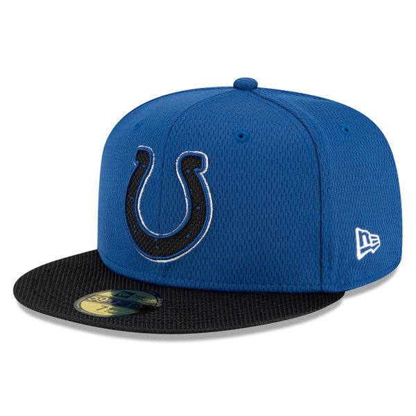 New Era Indianapolis Colts '21 Royal Black White 59Fifty 5950 Patch Fitted Cap