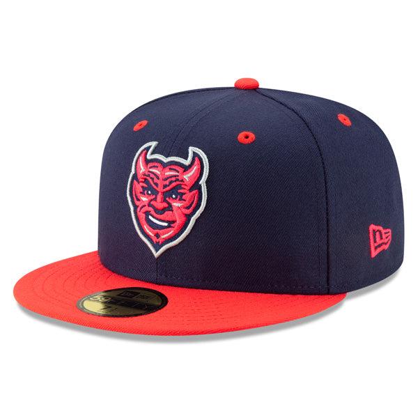New Era Iowa Cubs Demonios Copa Diversion Navy Lava Red 59Fifty 5950 Fitted Hat