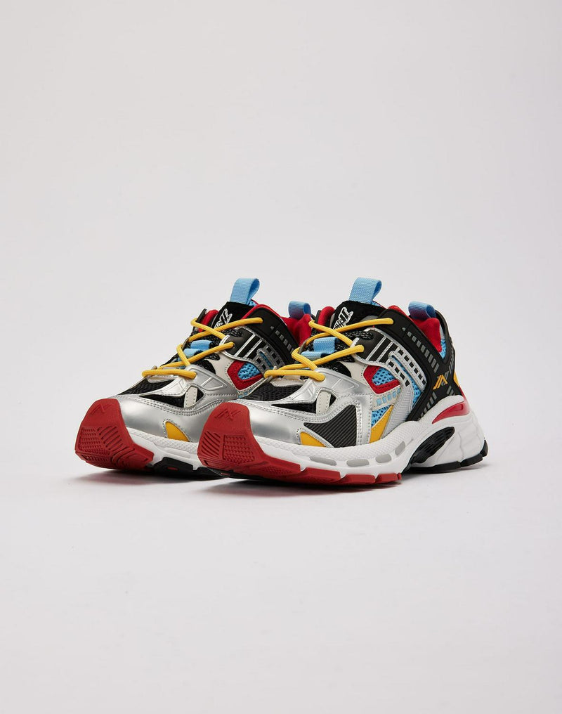 Kids Javi Emerge GS Gray Black Yellow Red Blue Silver Shoe Sneaker Trainer