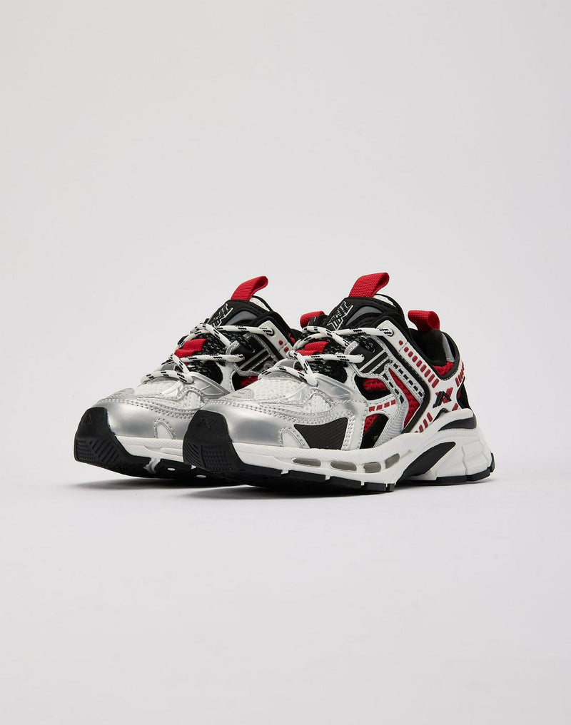 Kids Javi Emerge PS White Red Gray Black Silver EMERGE RED-PS Shoe Trainer