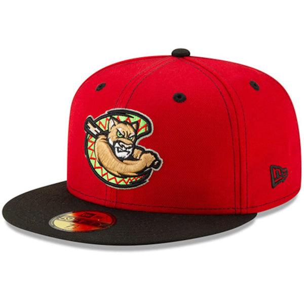 New Era Kane County Cougars Copa Diversion Red Black 59Fifty 5950 Fitted Cap Hat
