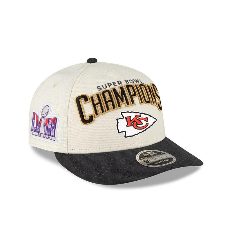 New Era Kansas City Chiefs SB Champions Chrome Black 9Fifty 950 Patch Snapback